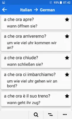 Italian - German  Dictionary & Education android App screenshot 5